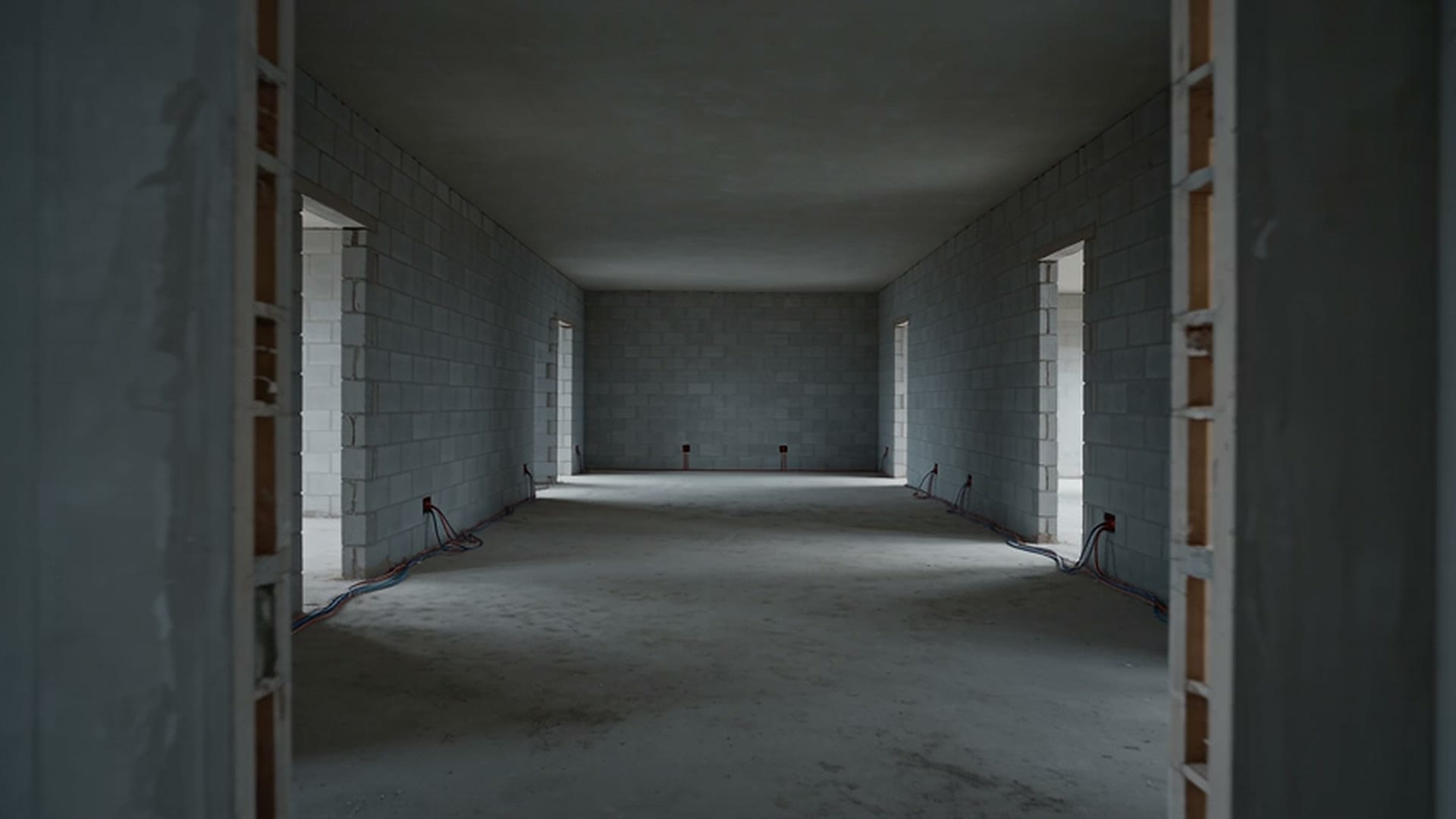 Помещение до и после реконструкции